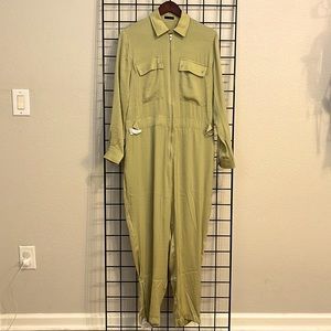 ATM nwot jumpsuit size small olive green
